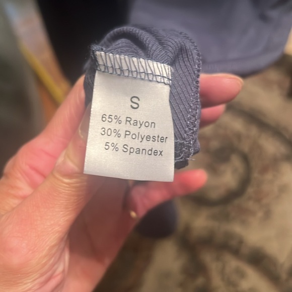 Alaster Queen size small dress, NWT, smoky blue color with buttons, long sleeve - Picture 5 of 5